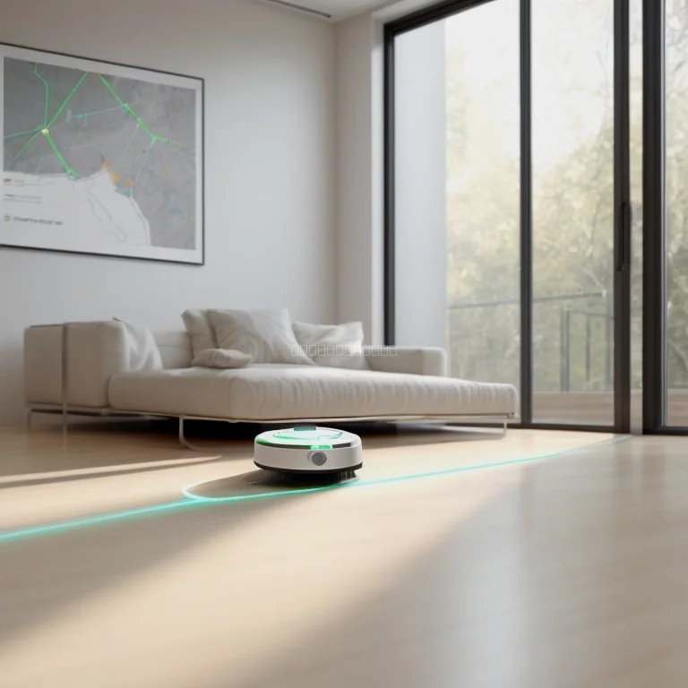 robot vacuum cleaning near a pet