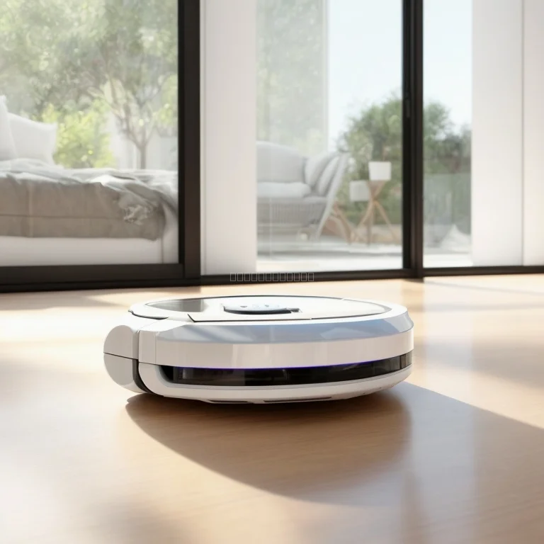 vacunex AI robot vacuum mapping interface on smartphone